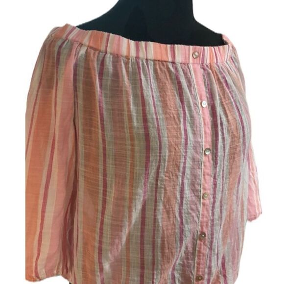 𝅺kut from the Kloth Maeva Off Shoulder Blouse Sz M - Picture 2 of 9